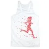 Women's Racerback Performance Tank Top - Heartfelt Runner Girl -goneforarun Sales 2023 tr 41472 WHITE MAIN