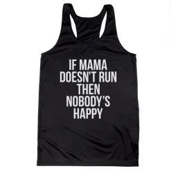 Women's Racerback Performance Tank Top - If Mama Doesn't Run -goneforarun Sales 2023 tr 41473 BLACK MAIN