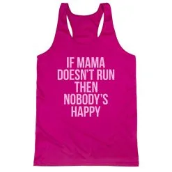 Women's Racerback Performance Tank Top - If Mama Doesn't Run -goneforarun Sales 2023 tr 41473 PINK MAIN