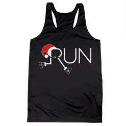 Women's Racerback Performance Tank Top - Let's Run For Christmas -goneforarun Sales 2023 tr 41477 BLACK MAIN