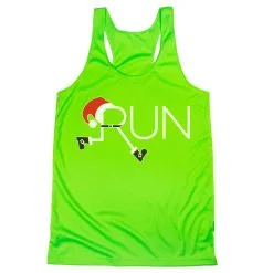 Women's Racerback Performance Tank Top - Let's Run For Christmas -goneforarun Sales 2023 tr 41477 LIME MAIN
