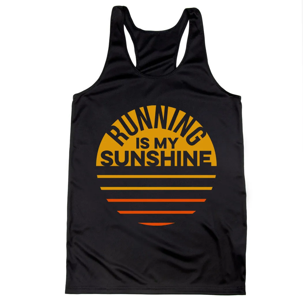 Women's Racerback Performance Tank Top - Running Is My Sunshine 8 Women's Racerback Performance Tank Top - Running Is My Sunshine - Image 6