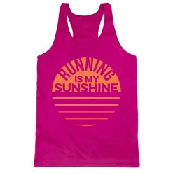 Women's Racerback Performance Tank Top - Running Is My Sunshine 16 Women's Racerback Performance Tank Top - Running Is My Sunshine -goneforarun Sales 2023 tr 41481 PINK MAIN