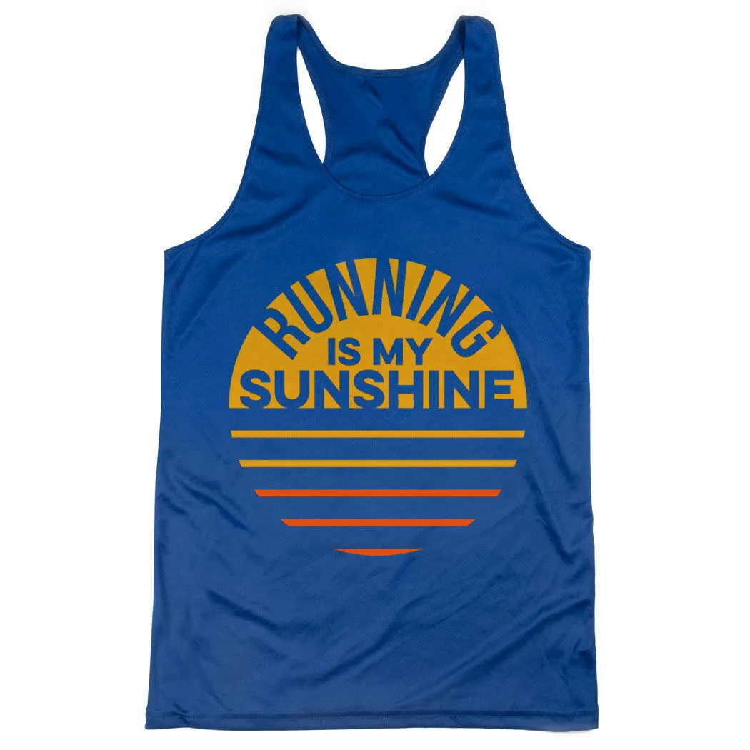 Women's Racerback Performance Tank Top - Running Is My Sunshine 10 Women's Racerback Performance Tank Top - Running Is My Sunshine - Image 8