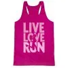 Women's Racerback Performance Tank Top - Live Love Run Silhouette 2 Women's Racerback Performance Tank Top - Live Love Run Silhouette -goneforarun Sales 2023 tr 41483 PINK MAIN