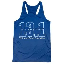 Women's Racerback Performance Tank Top - Half Marathoner 13.1 Miles -goneforarun Sales 2023 tr 41489 ROYAL MAIN
