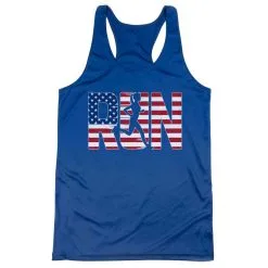 Women's Racerback Performance Tank Top - Run Girl USA