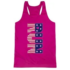 Women's Racerback Performance Tank Top - Patriotic Run -goneforarun Sales 2023 tr 41492 PINK MAIN