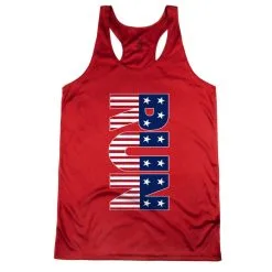 Women's Racerback Performance Tank Top - Patriotic Run -goneforarun Sales 2023 tr 41492 RED MAIN