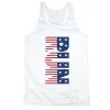 Women's Racerback Performance Tank Top - Patriotic Run -goneforarun Sales 2023 tr 41492 WHITE MAIN