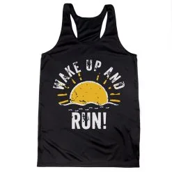 Women's Racerback Performance Tank Top - Wake Up And Run 16 Women's Racerback Performance Tank Top - Wake Up And Run -goneforarun Sales 2023 tr 41498 BLACK MAIN