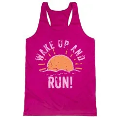 Women's Racerback Performance Tank Top - Wake Up And Run 18 Women's Racerback Performance Tank Top - Wake Up And Run -goneforarun Sales 2023 tr 41498 PINK MAIN