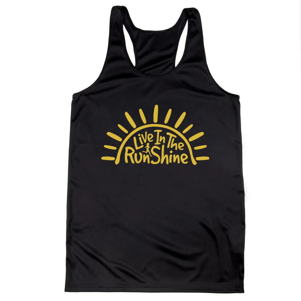 Women's Racerback Performance Tank Top - Live In The RunShine 8 Women's Racerback Performance Tank Top - Live In The RunShine - Image 6