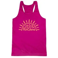 Women's Racerback Performance Tank Top - Live In The RunShine 17 Women's Racerback Performance Tank Top - Live In The RunShine -goneforarun Sales 2023 tr 41504 PINK MAIN