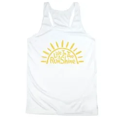 Women's Racerback Performance Tank Top - Live In The RunShine 19 Women's Racerback Performance Tank Top - Live In The RunShine -goneforarun Sales 2023 tr 41504 WHITE MAIN