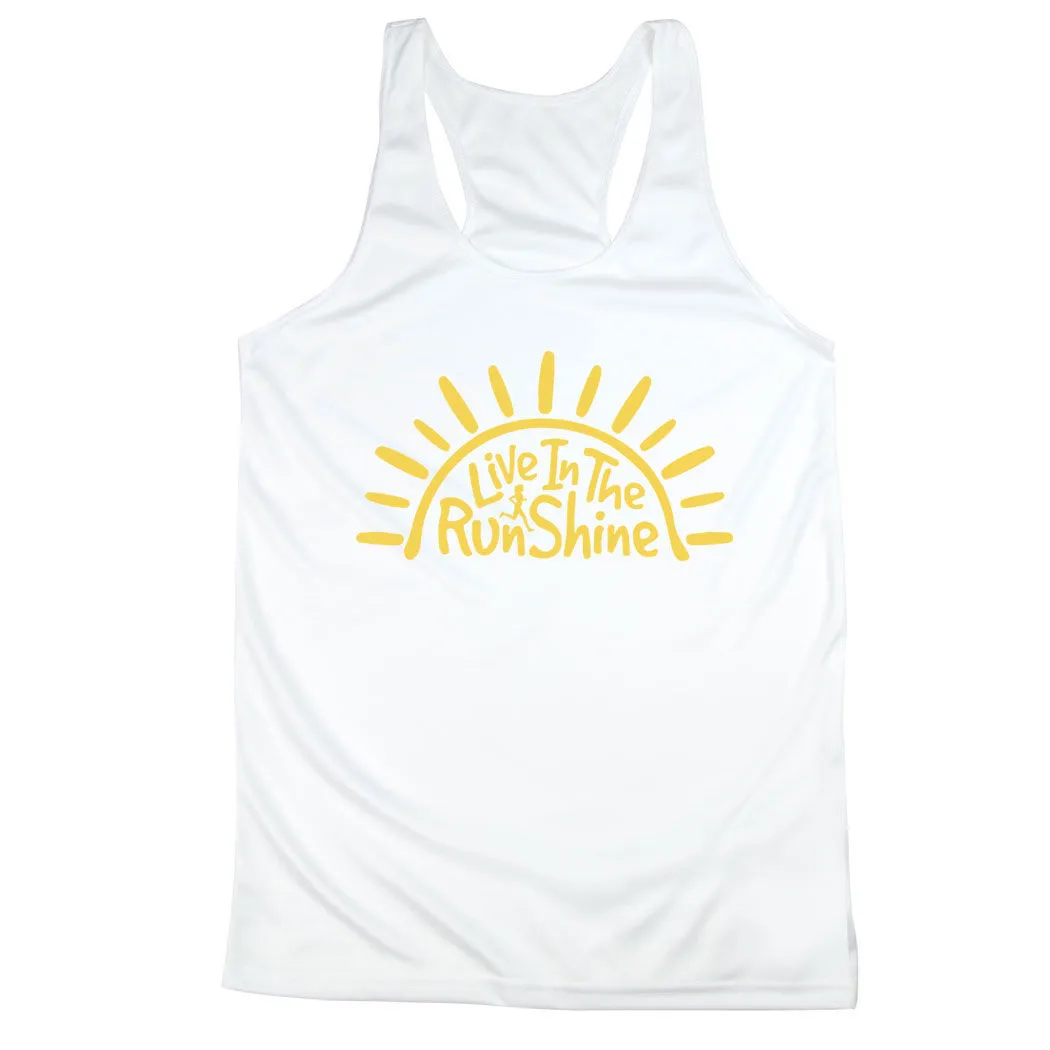 Women's Racerback Performance Tank Top - Live In The RunShine 11 Women's Racerback Performance Tank Top - Live In The RunShine - Image 9