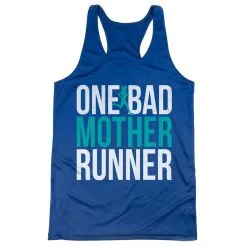 Women's Racerback Performance Tank Top - One Bad Mother Runner (Bold) -goneforarun Sales 2023 tr 41505 ROYAL MAIN