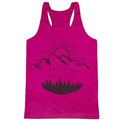 Women's Racerback Performance Tank Top - Life's Short Run Long (Mountains) 15 Women's Racerback Performance Tank Top - Life's Short Run Long (Mountains) -goneforarun Sales 2023 tr 41519 PINK MAIN