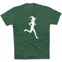 Running Short Sleeve T-Shirt - Runner Witch -goneforarun Sales 2023 tr 41577 FORESTGREEN FLAT