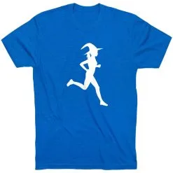 Running Short Sleeve T-Shirt - Runner Witch -goneforarun Sales 2023 tr 41577 ROYAL FLAT