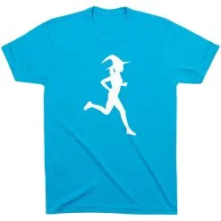 Running Short Sleeve T-Shirt - Runner Witch -goneforarun Sales 2023 tr 41577 TURQUOISE FLAT