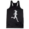 Women's Racerback Performance Tank Top - Runner Witch -goneforarun Sales 2023 tr 41579 BLACK MAIN