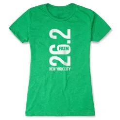 Women's Everyday Runners Tee - New York City 26.2 Vertical 18 Women's Everyday Runners Tee - New York City 26.2 Vertical -goneforarun Sales 2023 tr 41598 GREEN