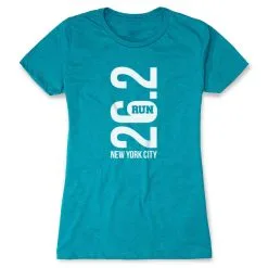 Women's Everyday Runners Tee - New York City 26.2 Vertical 23 Women's Everyday Runners Tee - New York City 26.2 Vertical -goneforarun Sales 2023 tr 41598 TEAL