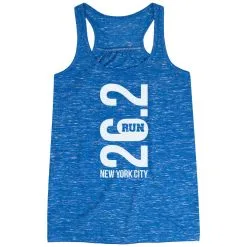 Flowy Racerback Tank Top - New York City 26.2 Vertical