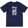 Men's Running Short Sleeve Tech Tee - Chicago 26.2 Vertical -goneforarun Sales 2023 tr 41615 NAVY FLAT