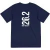 Men's Running Short Sleeve Tech Tee - New York City 26.2 Vertical -goneforarun Sales 2023 tr 41616 NAVY FLAT