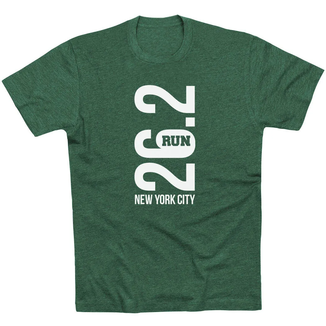 Running Short Sleeve T-Shirt - New York City 26.2 Vertical 9 Running Short Sleeve T-Shirt - New York City 26.2 Vertical - Image 7
