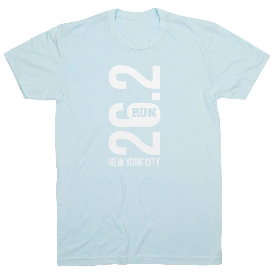 Running Short Sleeve T-Shirt - New York City 26.2 Vertical 12 Running Short Sleeve T-Shirt - New York City 26.2 Vertical - Image 10