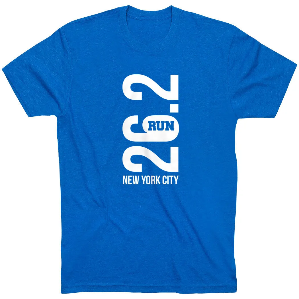 Running Short Sleeve T-Shirt - New York City 26.2 Vertical 16 Running Short Sleeve T-Shirt - New York City 26.2 Vertical - Image 14
