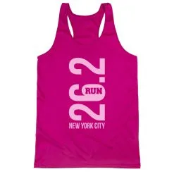 Women's Racerback Performance Tank Top - New York City 26.2 Vertical 18 Women's Racerback Performance Tank Top - New York City 26.2 Vertical -goneforarun Sales 2023 tr 41672 PINK MAIN