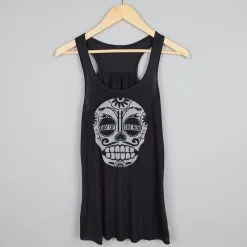 Flowy Racerback Tank Top - Day Of The Run -goneforarun Sales 2023 tr 41793 BLACK HANGER