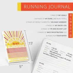 GoneForaRun Running Journal - Running Is My Sunshine -goneforarun Sales 2023 tr 41986 DETAILS