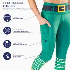 Running Performance Capris - Leprechaun 25 Running Performance Capris - Leprechaun -goneforarun Sales 2023 tr 42030 DETAILS