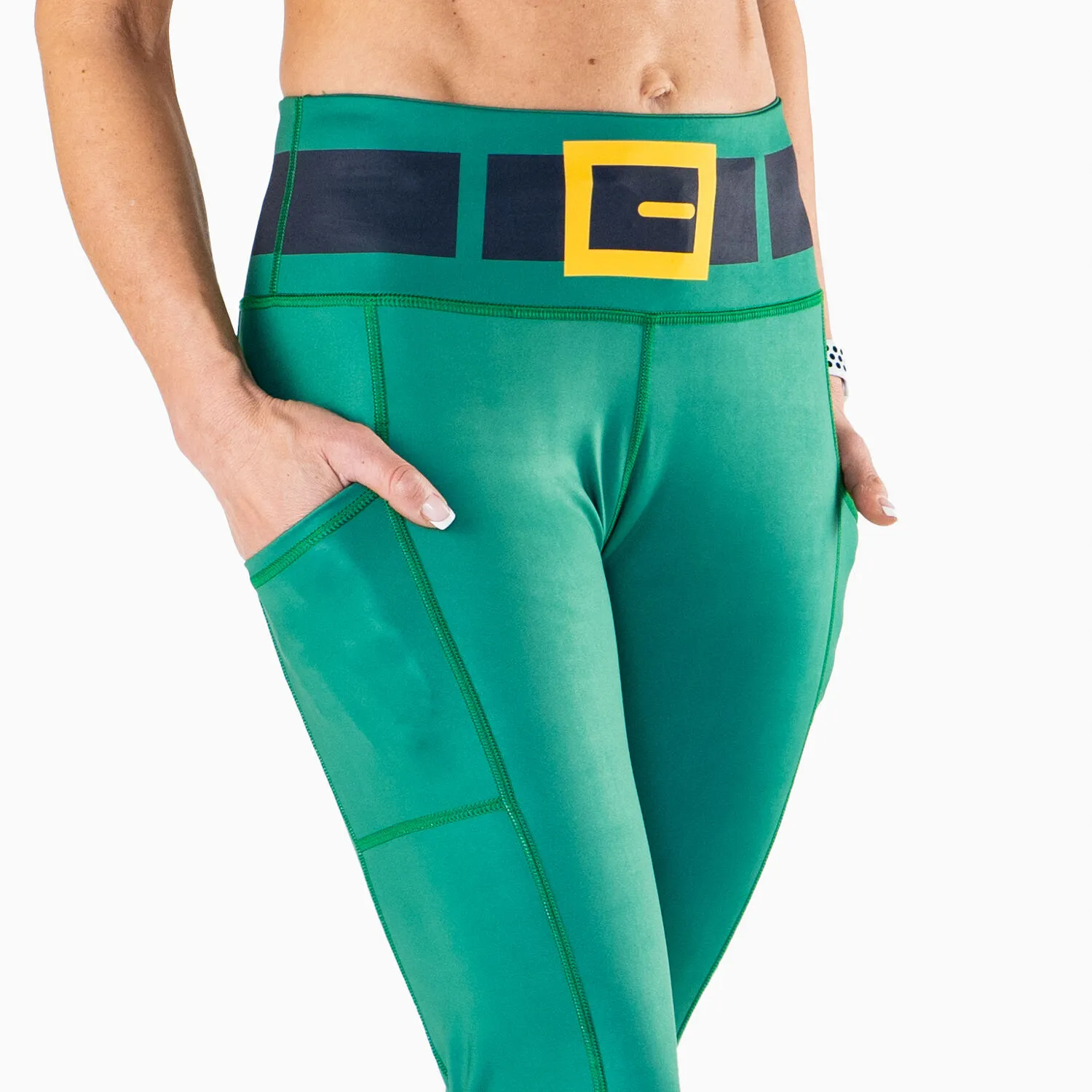 Running Performance Capris - Leprechaun 4 Running Performance Capris - Leprechaun - Image 2