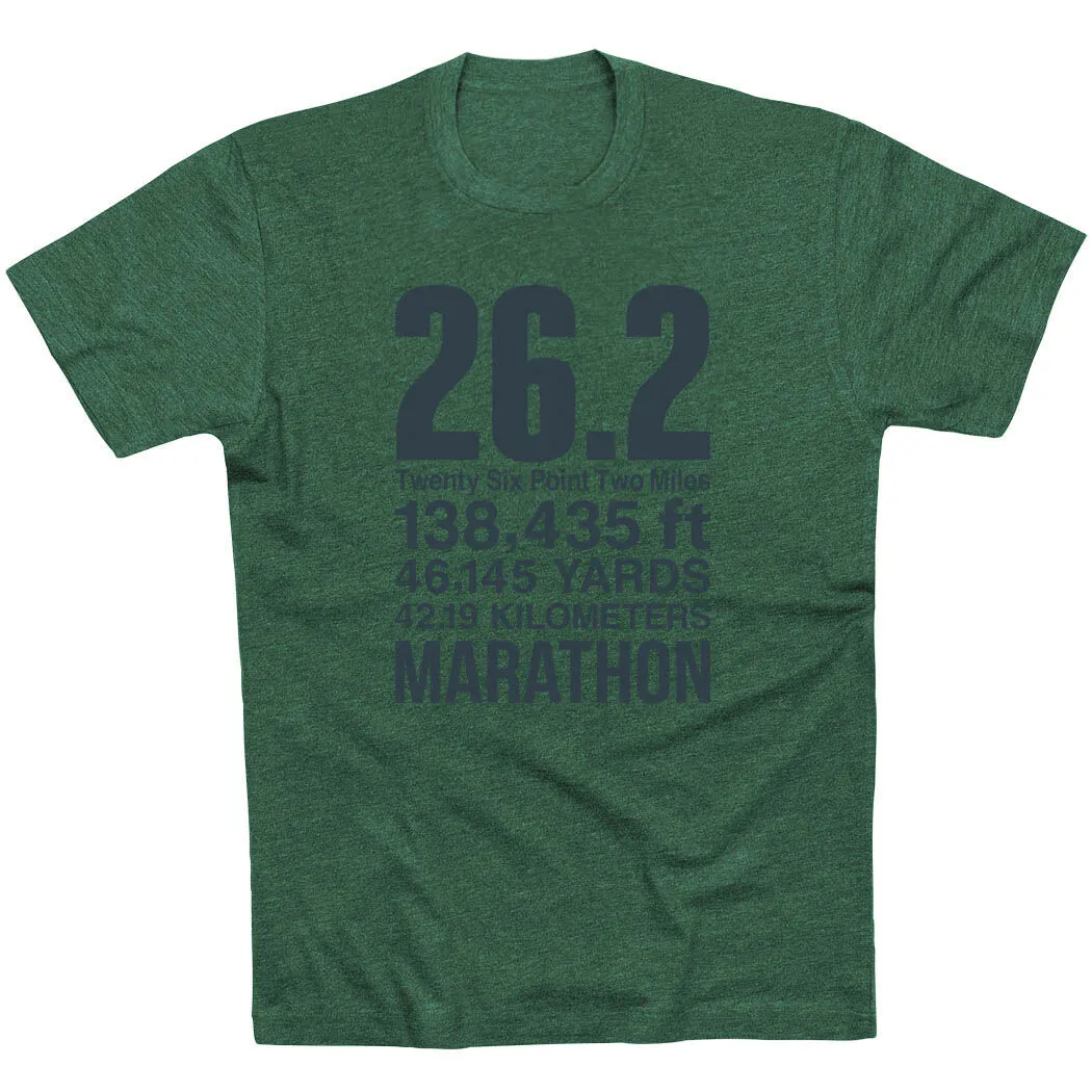 Running Short Sleeve T-Shirt - 26.2 Math Miles 7 Running Short Sleeve T-Shirt - 26.2 Math Miles - Image 5