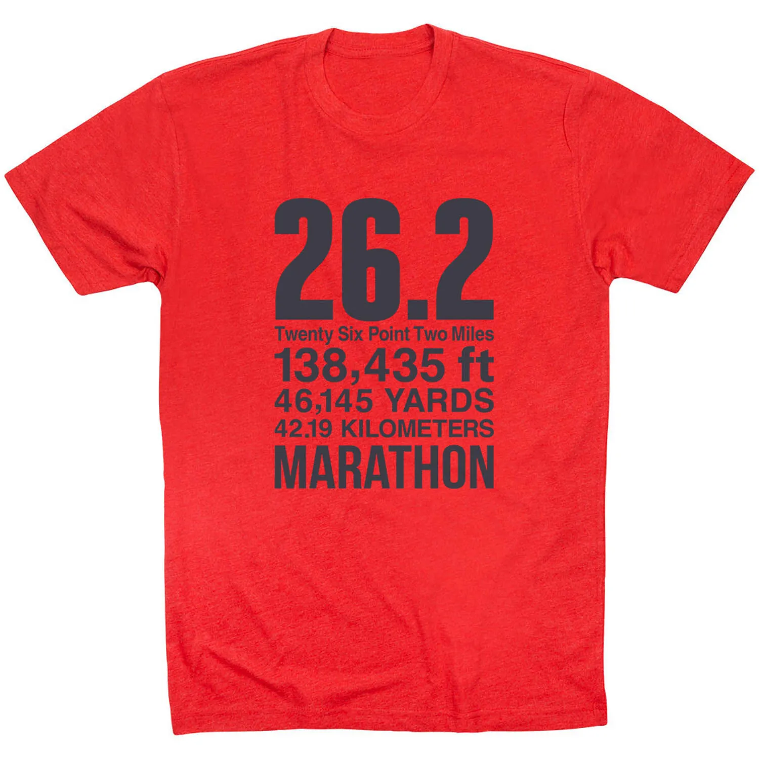 Running Short Sleeve T-Shirt - 26.2 Math Miles 13 Running Short Sleeve T-Shirt - 26.2 Math Miles - Image 11