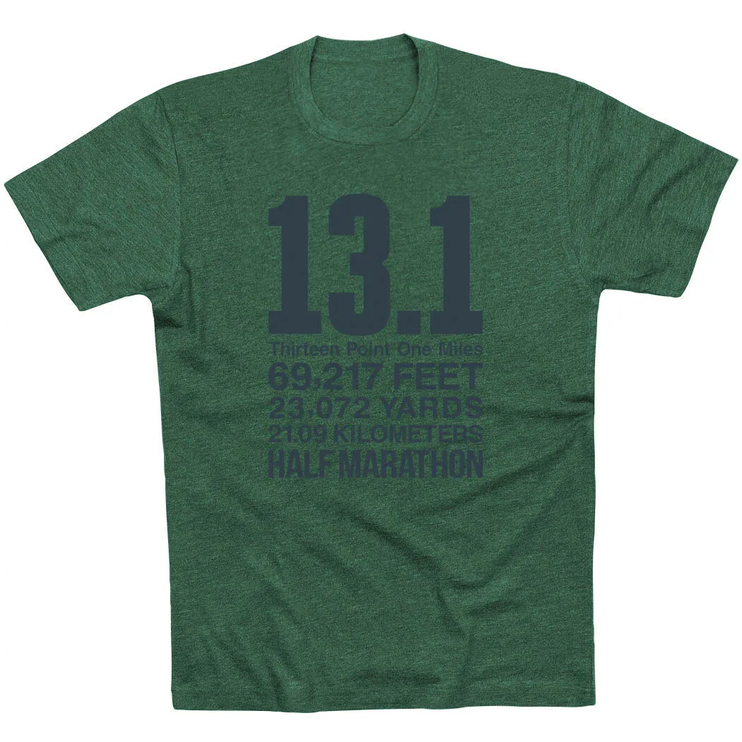 Running Short Sleeve T-Shirt - 13.1 Math Miles 7 Running Short Sleeve T-Shirt - 13.1 Math Miles - Image 5