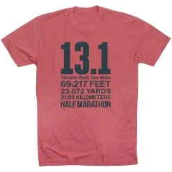Running Short Sleeve T-Shirt - 13.1 Math Miles 22 Running Short Sleeve T-Shirt - 13.1 Math Miles -goneforarun Sales 2023 tr 42033 MAUVE FLAT