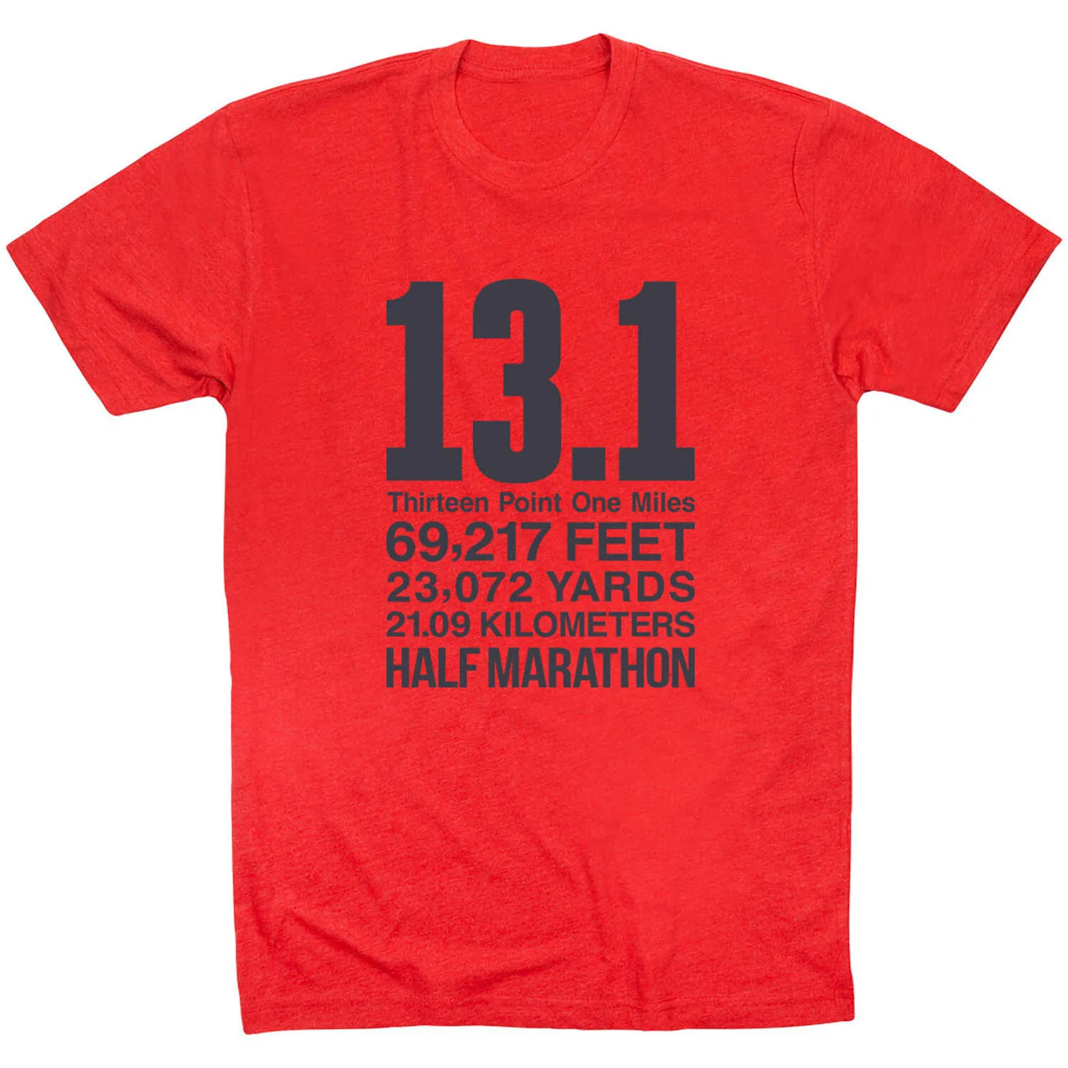 Running Short Sleeve T-Shirt - 13.1 Math Miles 13 Running Short Sleeve T-Shirt - 13.1 Math Miles - Image 11