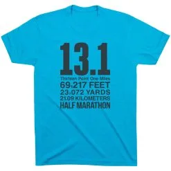 Running Short Sleeve T-Shirt - 13.1 Math Miles