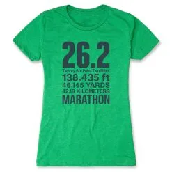 Running Women's Everyday Tee - 26.2 Math Miles -goneforarun Sales 2023 tr 42039 GREEN