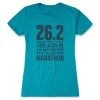 Running Women's Everyday Tee - 26.2 Math Miles -goneforarun Sales 2023 tr 42039 TEAL