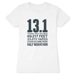 Running Women's Everyday Tee - 13.1 Math Miles 19 Running Women's Everyday Tee - 13.1 Math Miles -goneforarun Sales 2023 tr 42040 WHITE