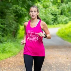 Women's Racerback Performance Tank Top - This Mom Runs To Burn Off The Crazy 14 Women's Racerback Performance Tank Top - This Mom Runs To Burn Off The Crazy -goneforarun Sales 2023 tr 42059 PINK MODEL