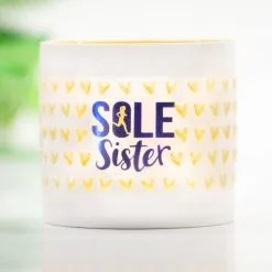 Soleil Home™ Running Porcelain Candle Holder - Sole Sister -goneforarun Sales 2023 tr 42127 LIFESTYLE 1